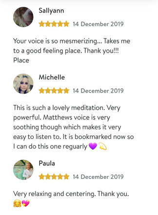 Matthew Patti meditation reviews